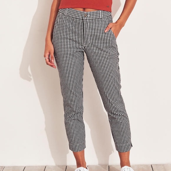 Hollister gingham pants Clearance
